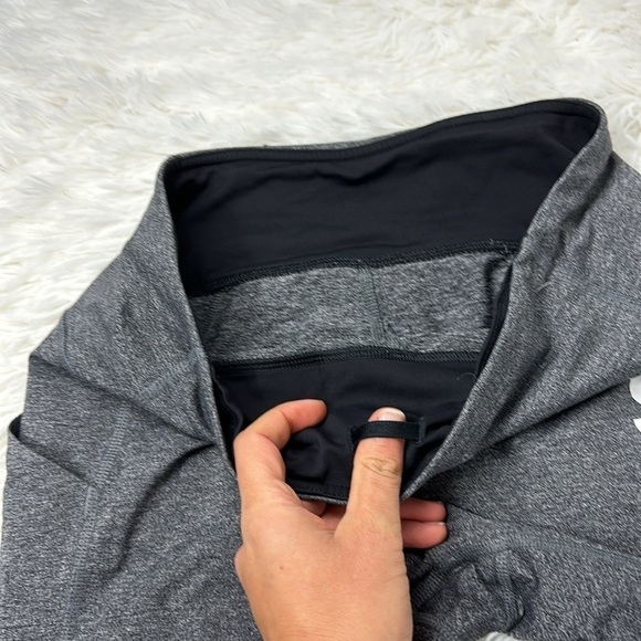 Lululemon Pace Rival Crops Heathered Black Black SoulCycle Collab - Picture 4 of 7